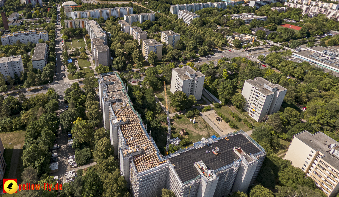 07.07.2023 - Sanierung am Karl-Marx-Ring 11-21 und Kurt-Eisner-Strasse in Neuperlach