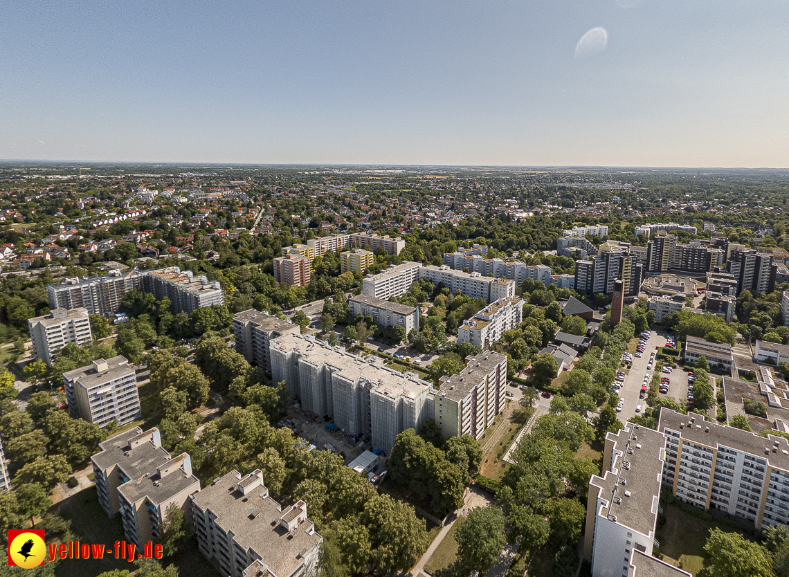 07.07.2023 - Sanierung am Karl-Marx-Ring 11-21 und Kurt-Eisner-Strasse in Neuperlach