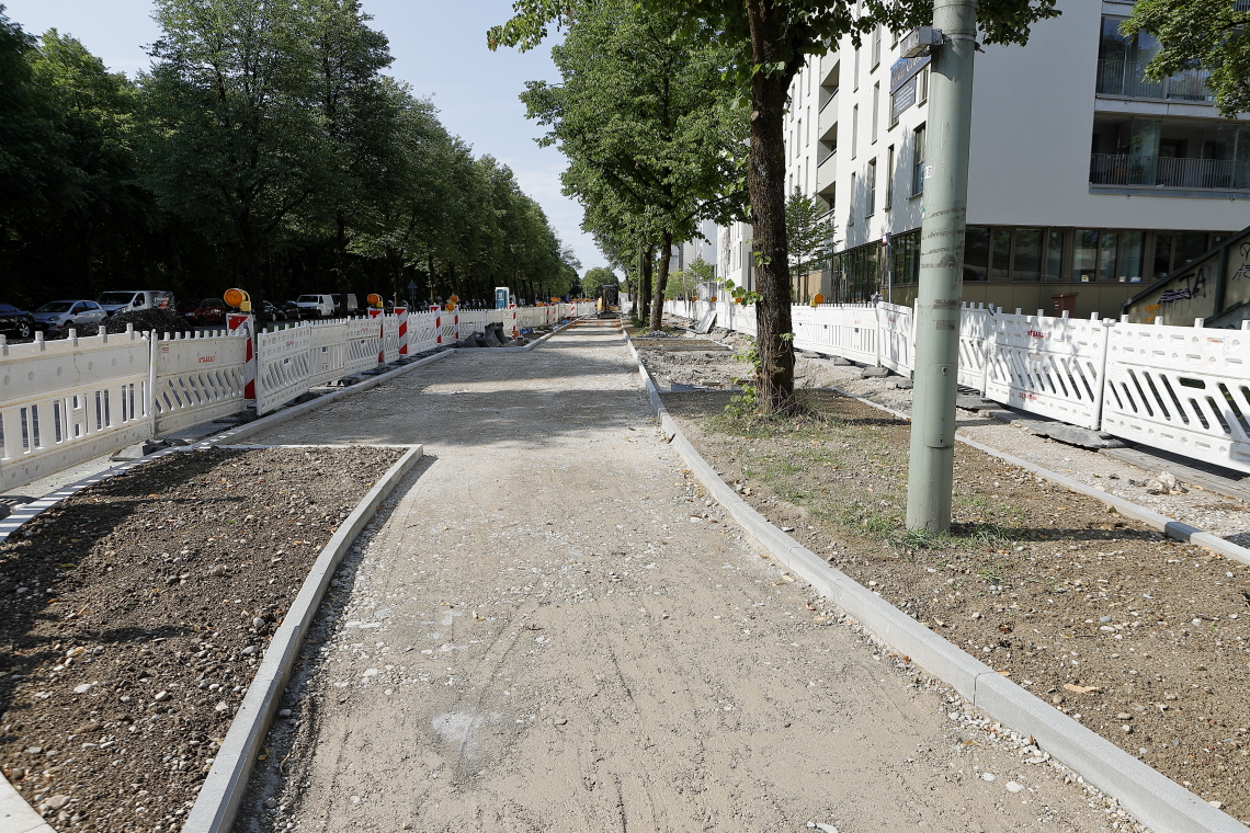 22.07.2023 - neue Straßenführung am Perlach Plaza