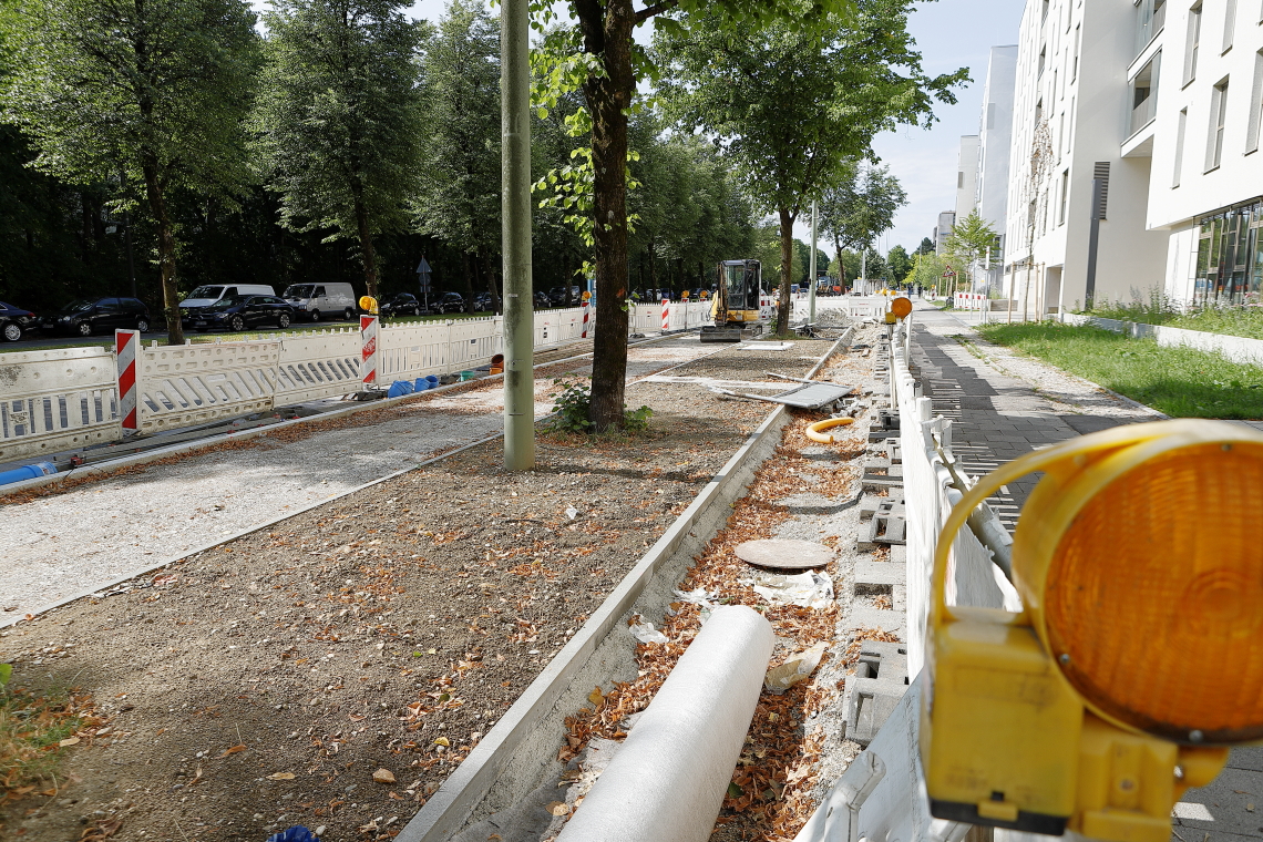 22.07.2023 - neue Straßenführung am Perlach Plaza