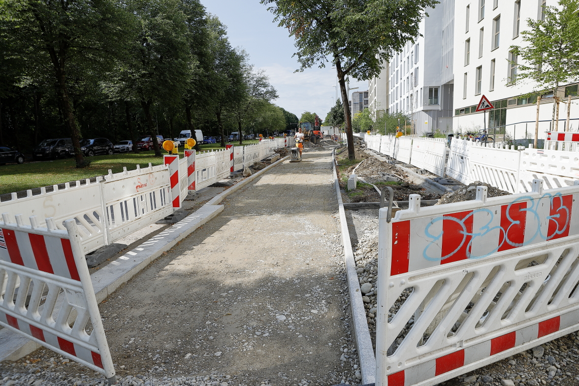 22.07.2023 - neue Straßenführung am Perlach Plaza