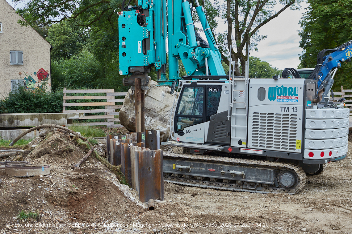 25.07.2023 - Baustelle Maikäfersiedlung in Berg am Laim und Neuperlach