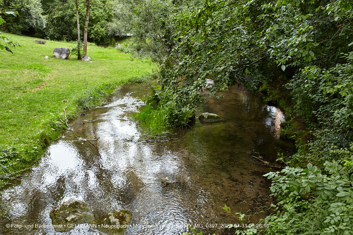 31.07.2023 - Der Hachinger Bach in Neuperlach