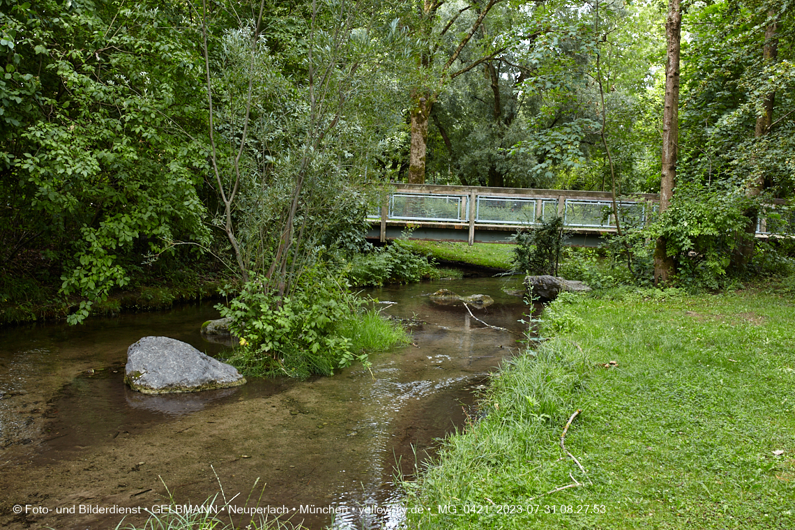 31.07.2023 - Der Hachinger Bach in Neuperlach