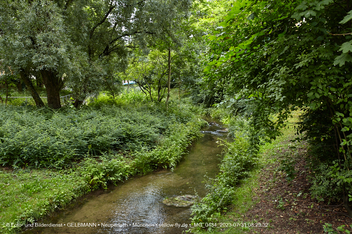 31.07.2023 - Der Hachinger Bach in Neuperlach