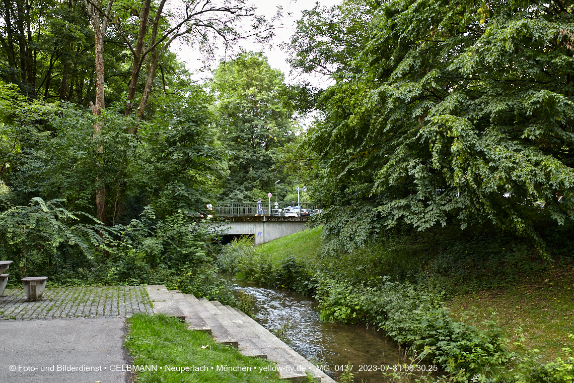 31.07.2023 - Der Hachinger Bach in Neuperlach