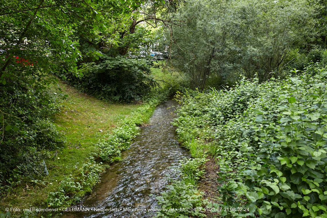 31.07.2023 - Der Hachinger Bach in Neuperlach