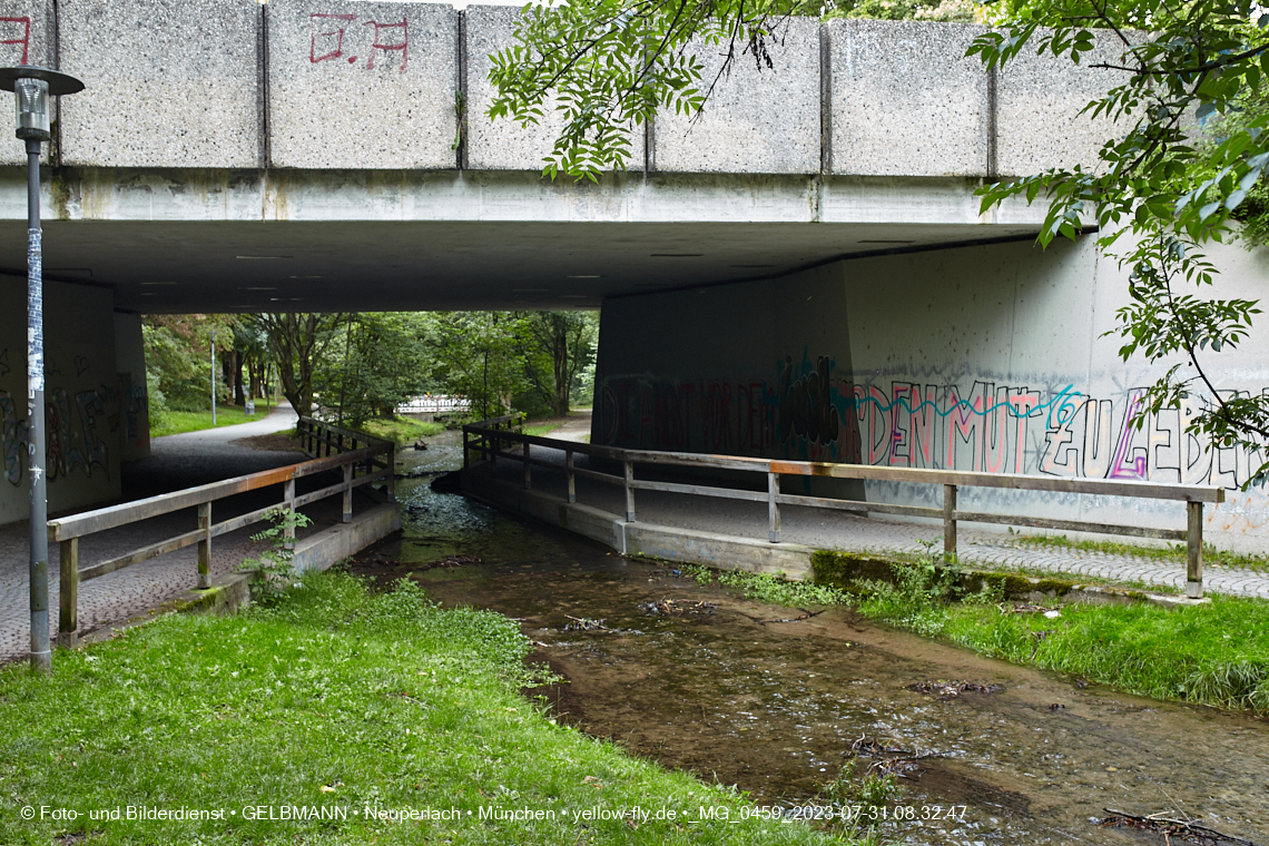 31.07.2023 - Der Hachinger Bach in Neuperlach