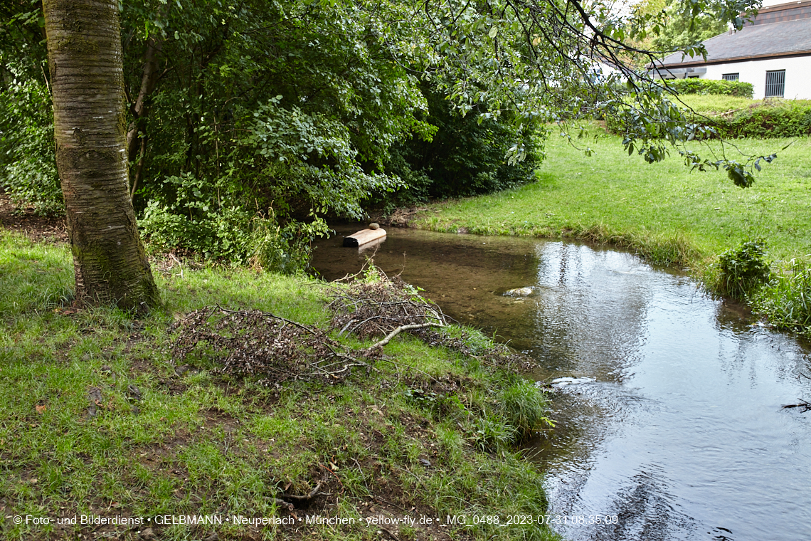 31.07.2023 - Der Hachinger Bach in Neuperlach