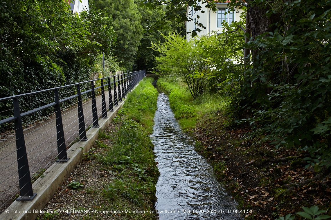 31.07.2023 - Der Hachinger Bach in Neuperlach