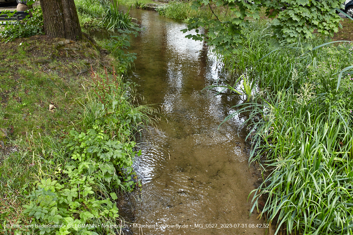 31.07.2023 - Der Hachinger Bach in Neuperlach