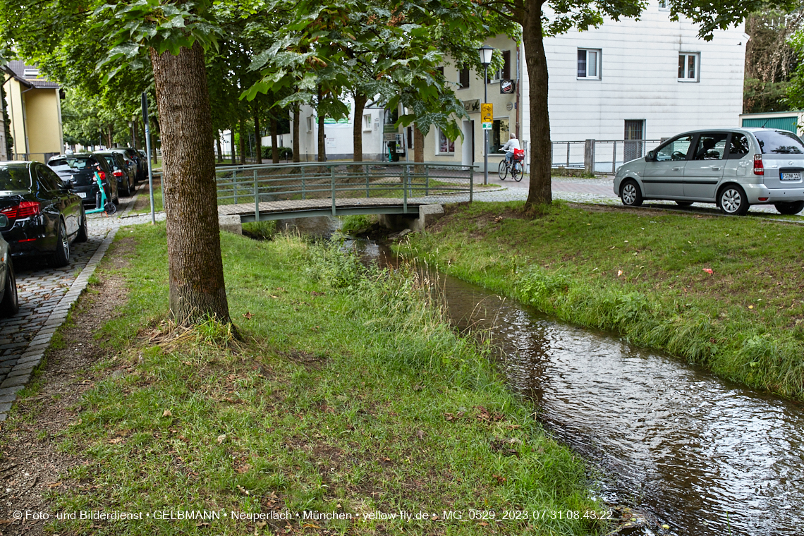 31.07.2023 - Der Hachinger Bach in Neuperlach