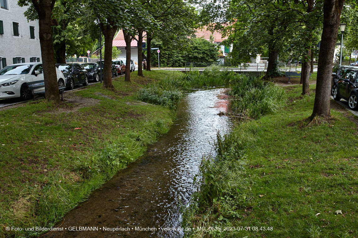 31.07.2023 - Der Hachinger Bach in Neuperlach