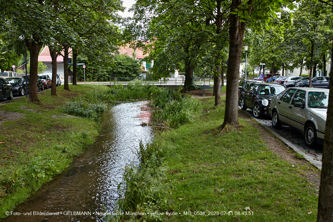 31.07.2023 - Der Hachinger Bach in Neuperlach