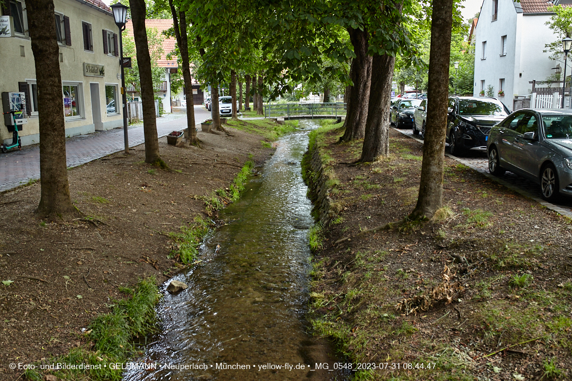 31.07.2023 - Der Hachinger Bach in Neuperlach