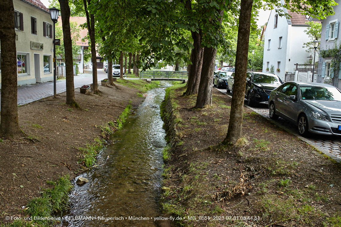 31.07.2023 - Der Hachinger Bach in Neuperlach