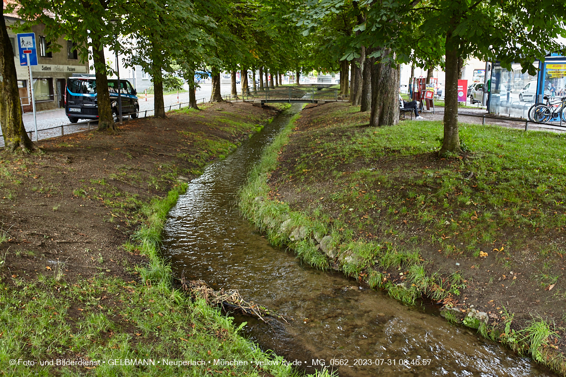 31.07.2023 - Der Hachinger Bach in Neuperlach