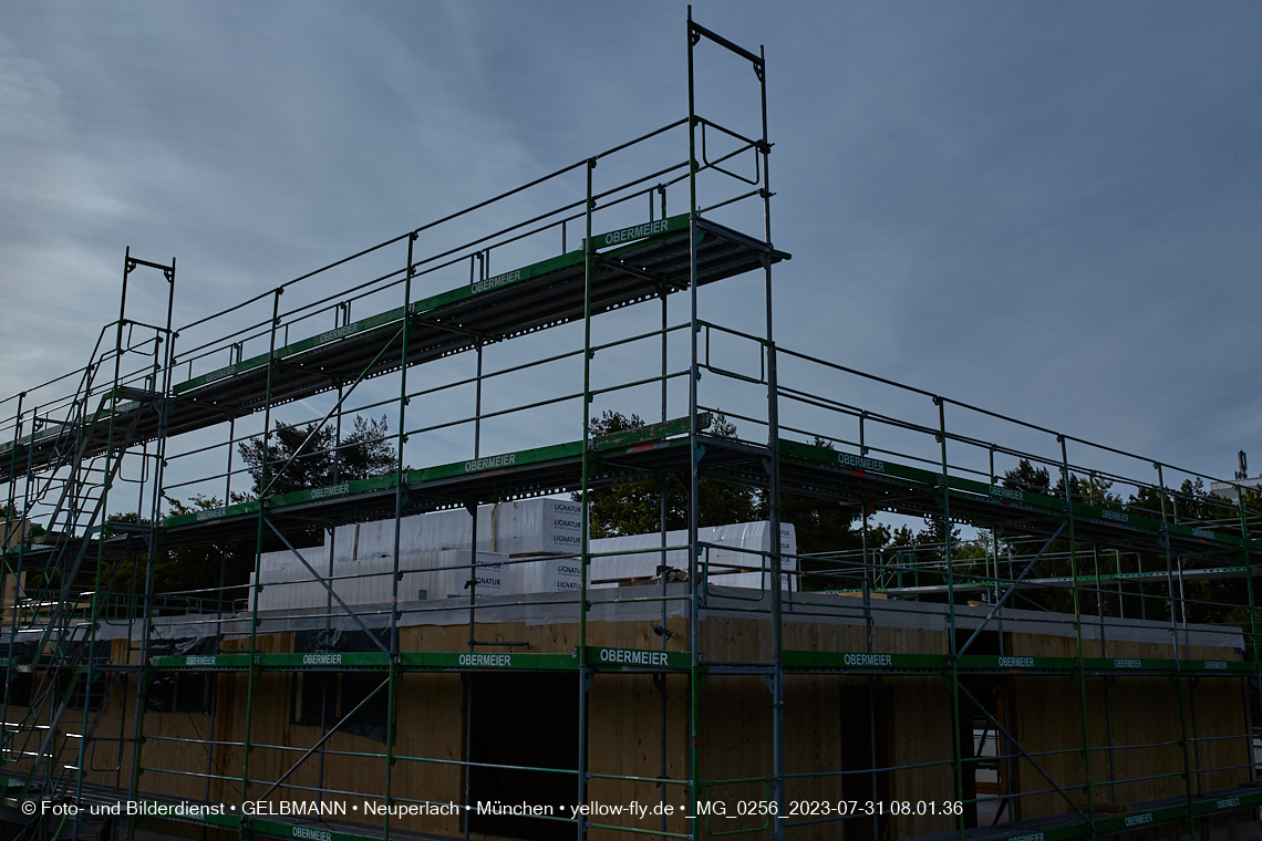 31.07.2023 - Baustelle Haus für Kinder in Neuperlach