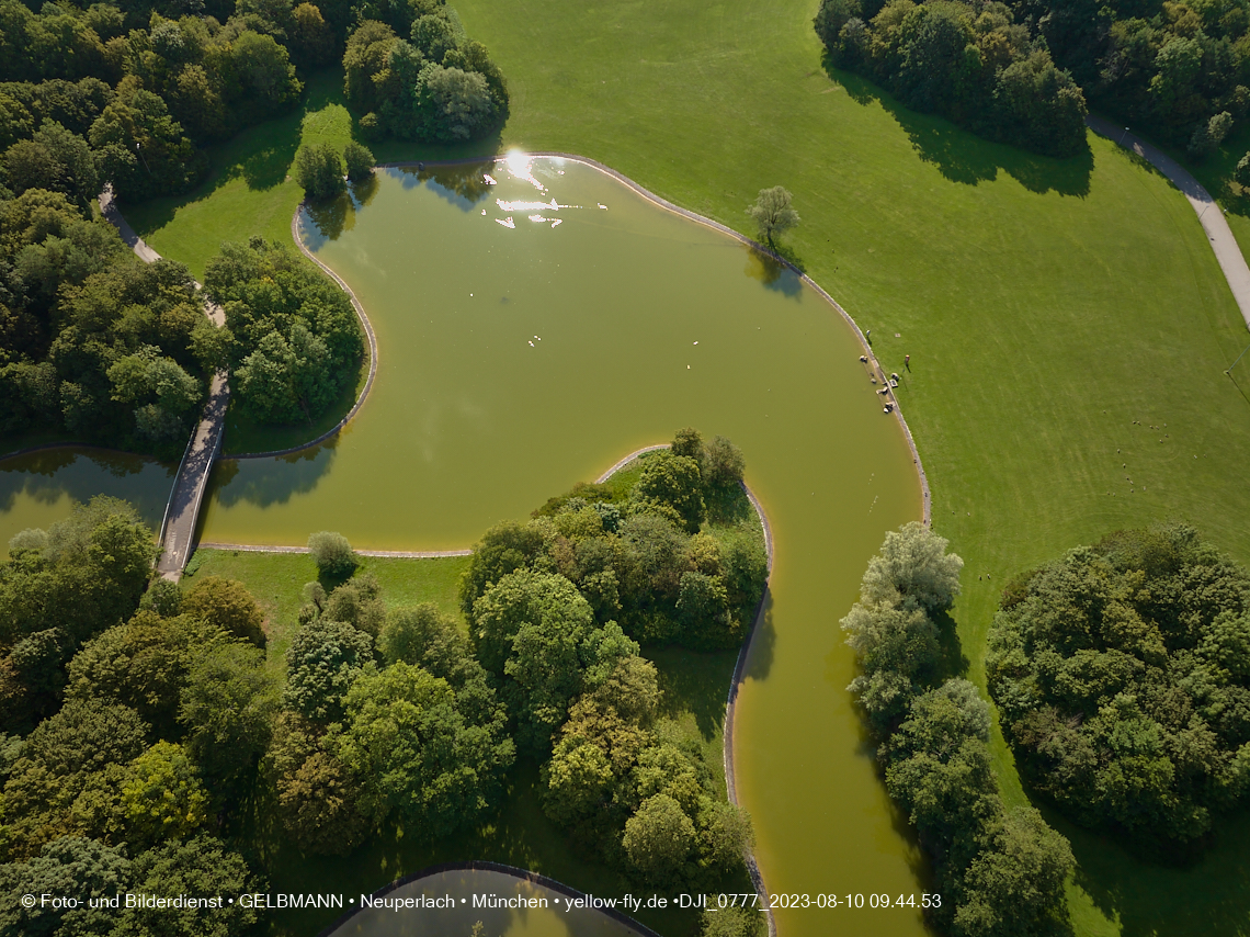 10.08.2023 - der Ostpark mit See in Neuperlach