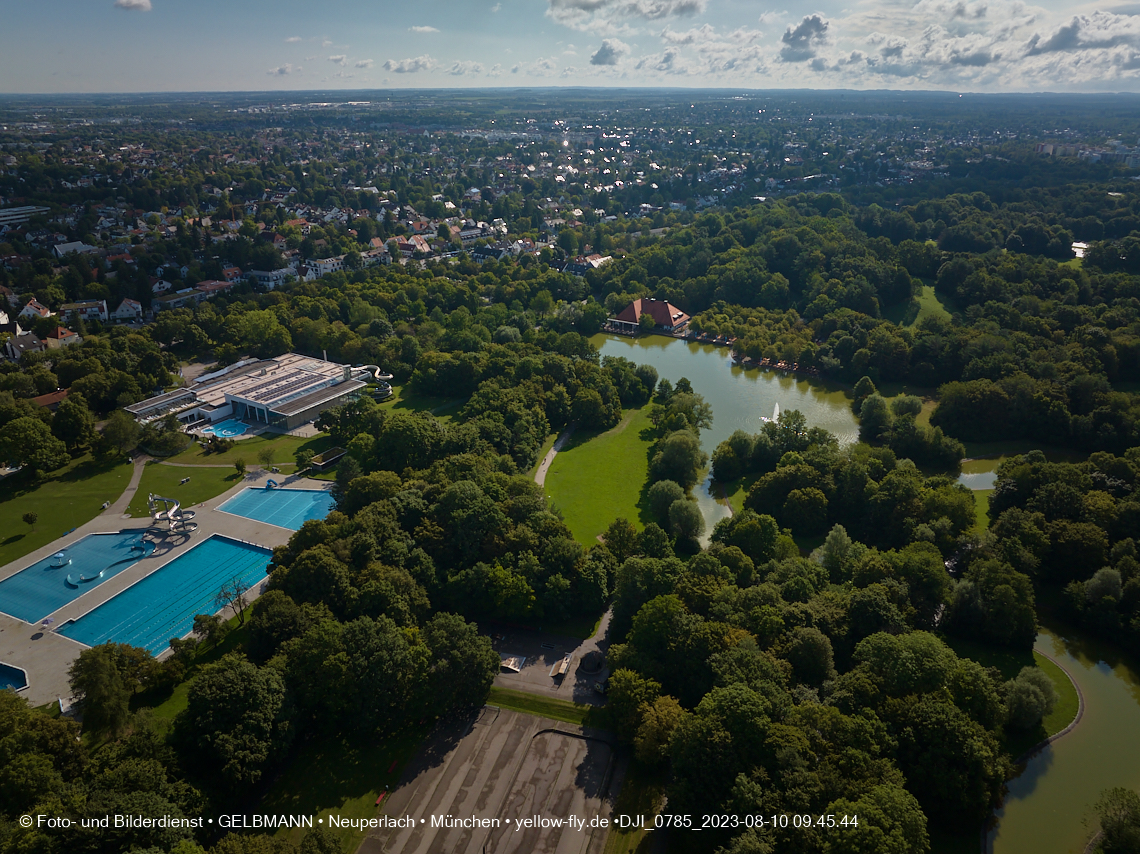 10.08.2023 - der Ostpark mit See in Neuperlach