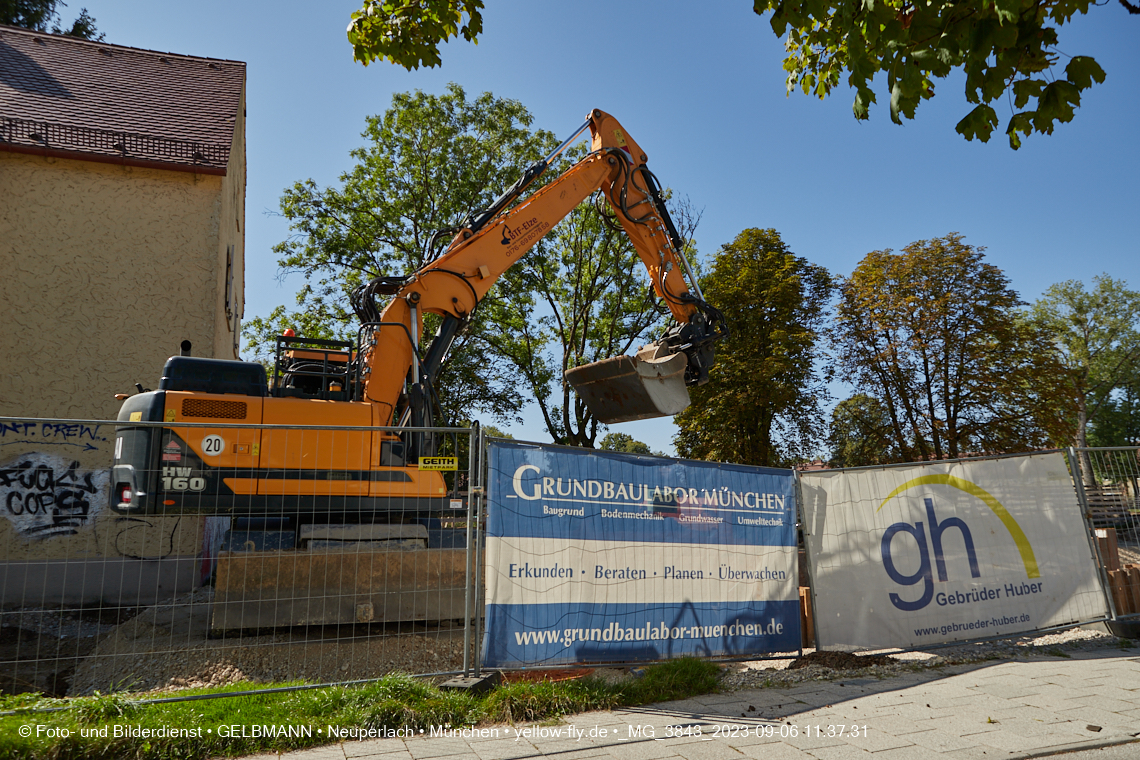 06.09.2023 - Baustelle Maikäfersiedlung in Berg am Laim und Neuperlach