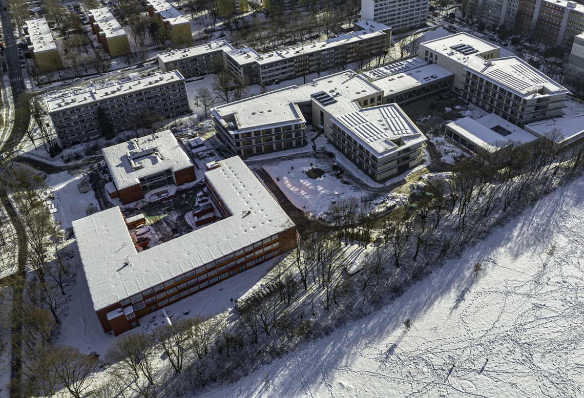 07.12.2021 - Baustelle Grundschule am Strehleranger und Neuperlach