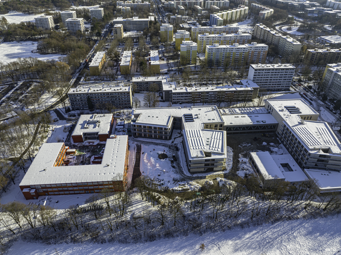 07.12.2021 - Baustelle Grundschule am Strehleranger und Neuperlach