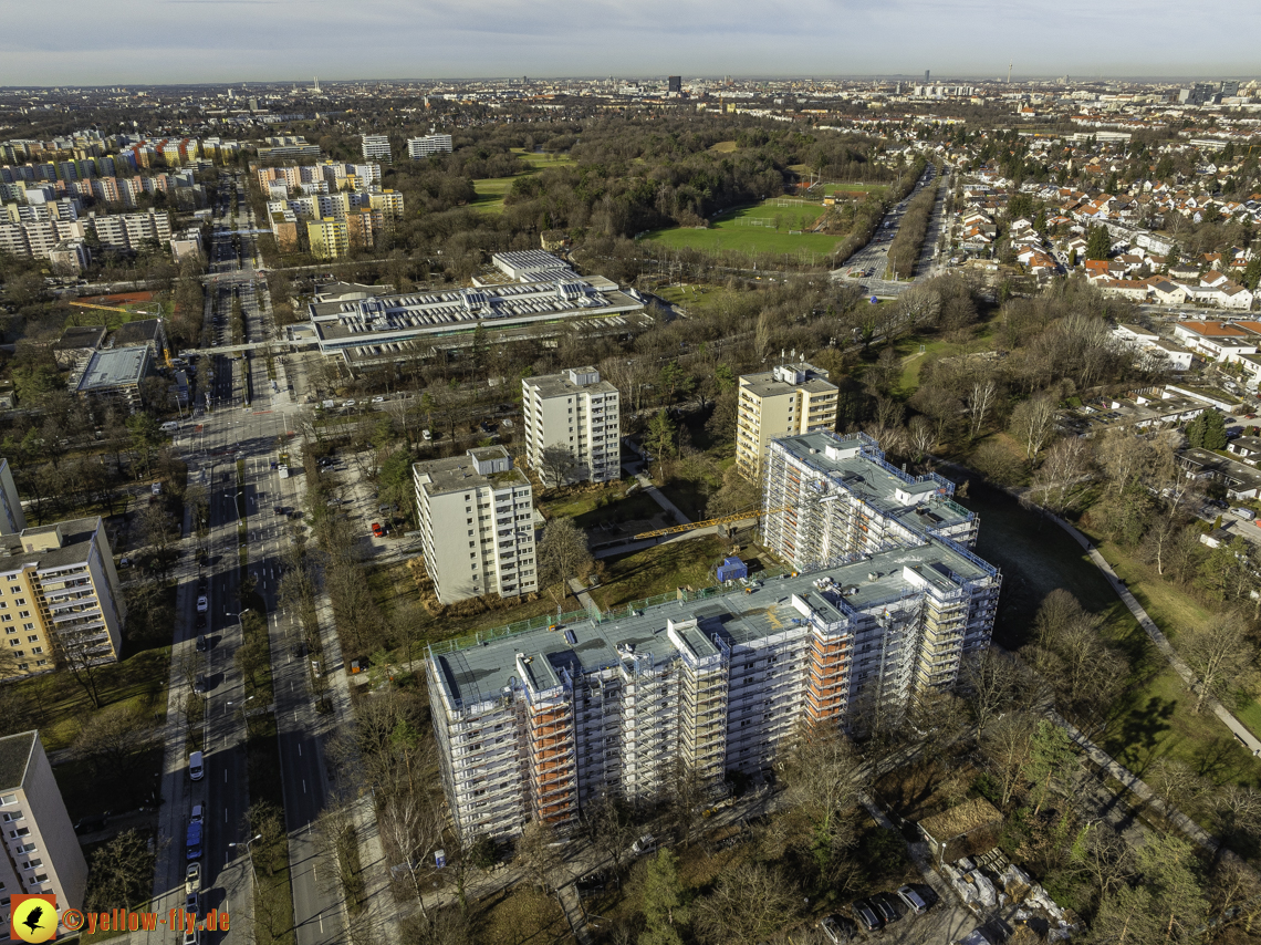 30.01.2024 - GEWOFAG-Baustelle am Karl-Marx-Ring 11-21 und Kurt-Eisner-Strasse