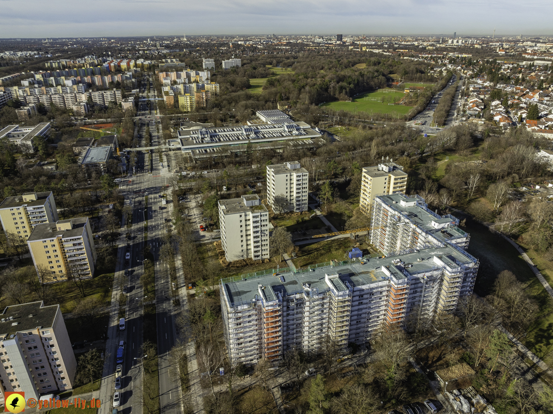 30.01.2024 - GEWOFAG-Baustelle am Karl-Marx-Ring 11-21 und Kurt-Eisner-Strasse