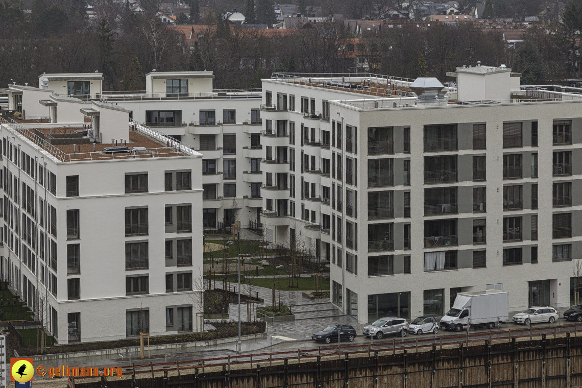 22.02.2024 - Baustelle Alexisquartier und Pandion Verde in Neuperlach