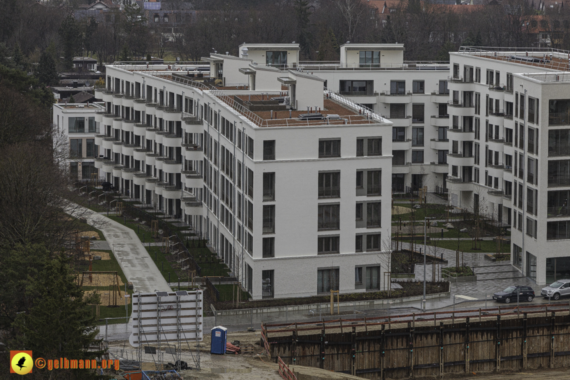 22.02.2024 - Baustelle Alexisquartier und Pandion Verde in Neuperlach