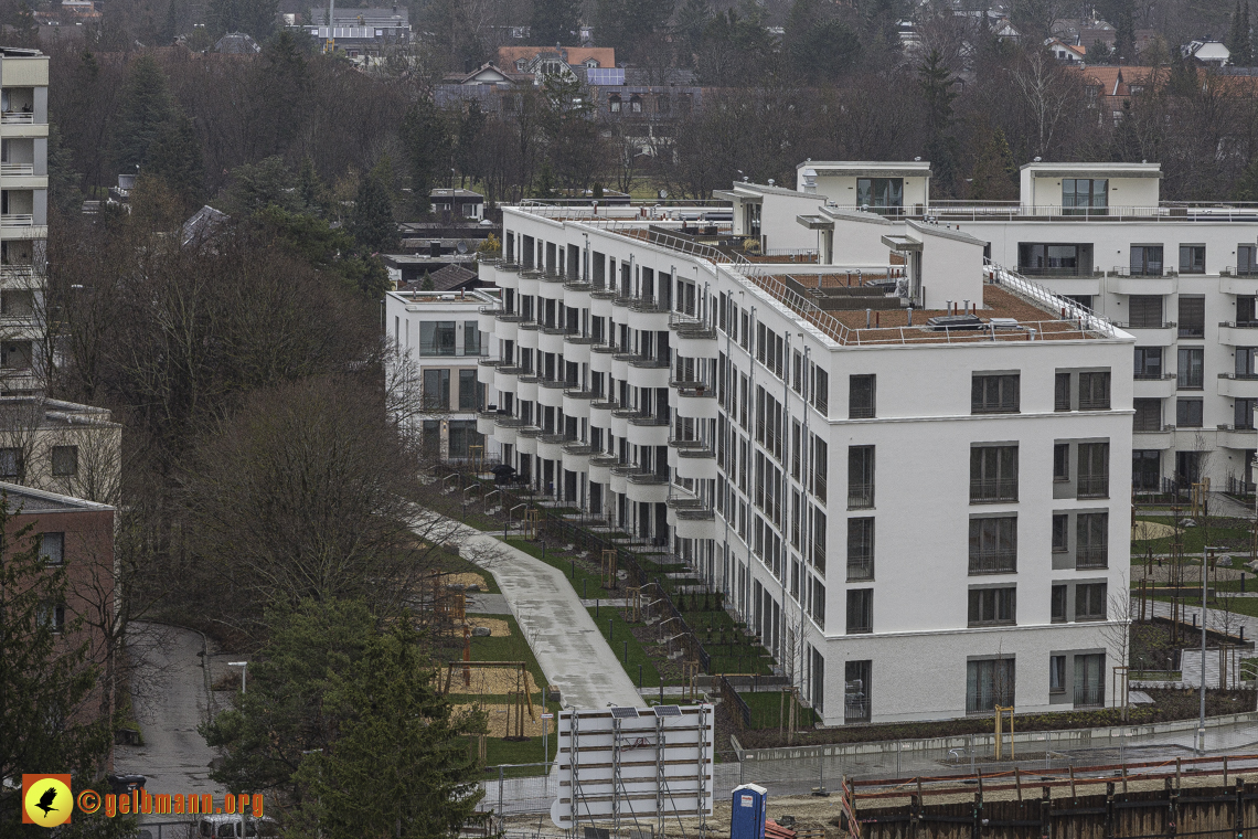 22.02.2024 - Baustelle Alexisquartier und Pandion Verde in Neuperlach