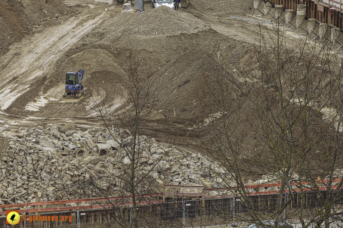 22.02.2024 - Baustelle Alexisquartier und Pandion Verde in Neuperlach