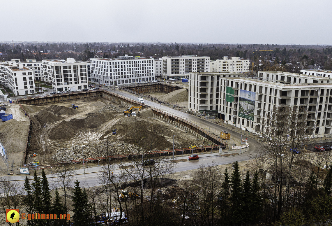 22.02.2024 - Baustelle Alexisquartier und Pandion Verde in Neuperlach