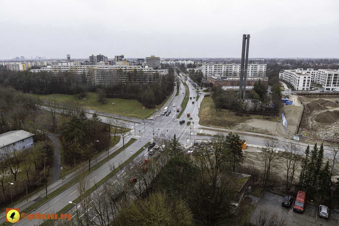 22.02.2024 - Baustelle Alexisquartier und Pandion Verde in Neuperlach