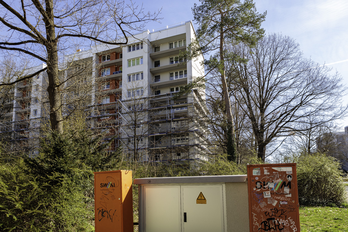 20.03.2024 - GEWOFAG-Baustelle am Karl-Marx-Ring 11-21