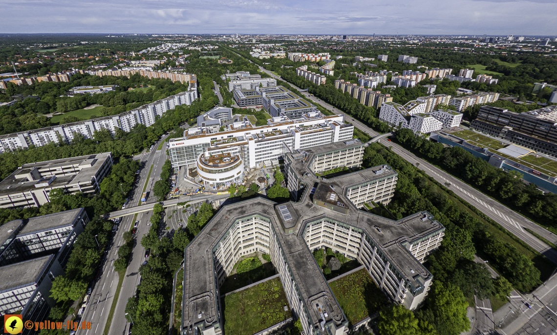 30.05.2024 - das ehemalige Allianzbürohaus ist jetzt BOSCH in Neuperlach und Umgebung