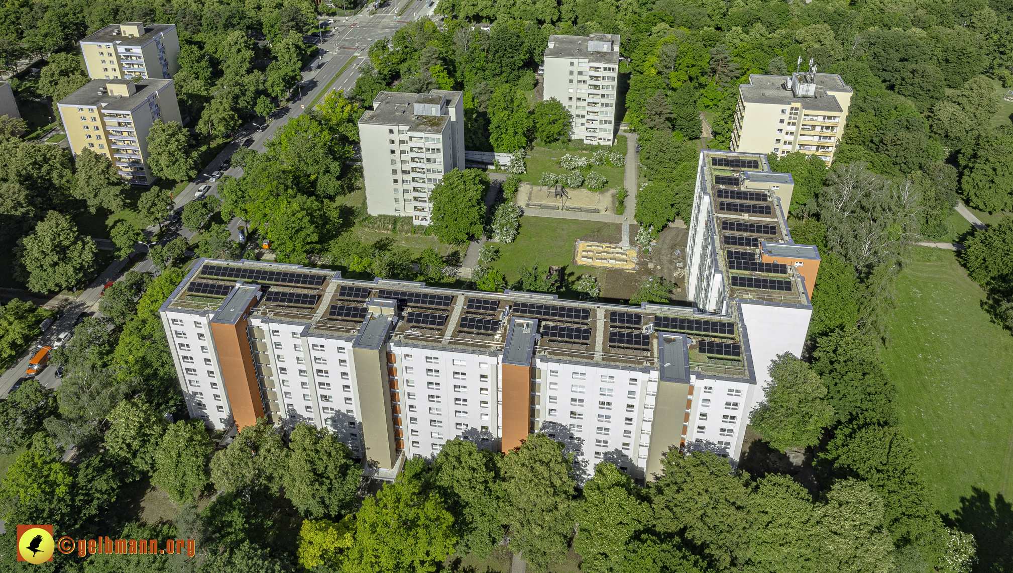30.05.2024 - GEWOFAG-Baustelle am Karl-Marx-Ring 11-21 in Neuperlach