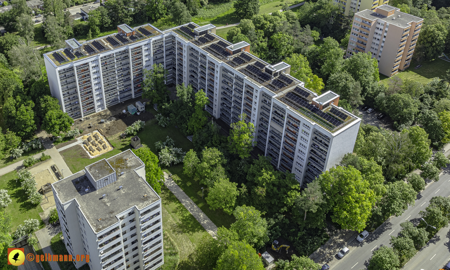 30.05.2024 - GEWOFAG-Baustelle am Karl-Marx-Ring 11-21 in Neuperlach