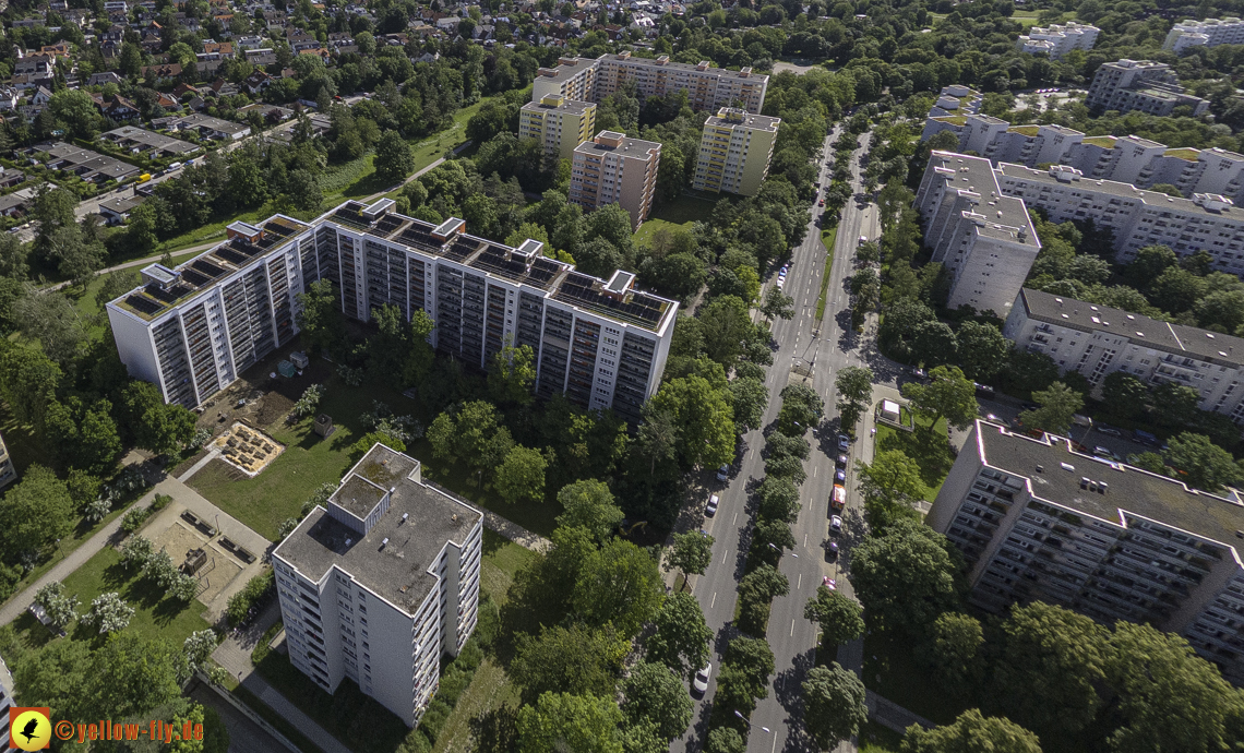 30.05.2024 - GEWOFAG-Baustelle am Karl-Marx-Ring 11-21 in Neuperlach