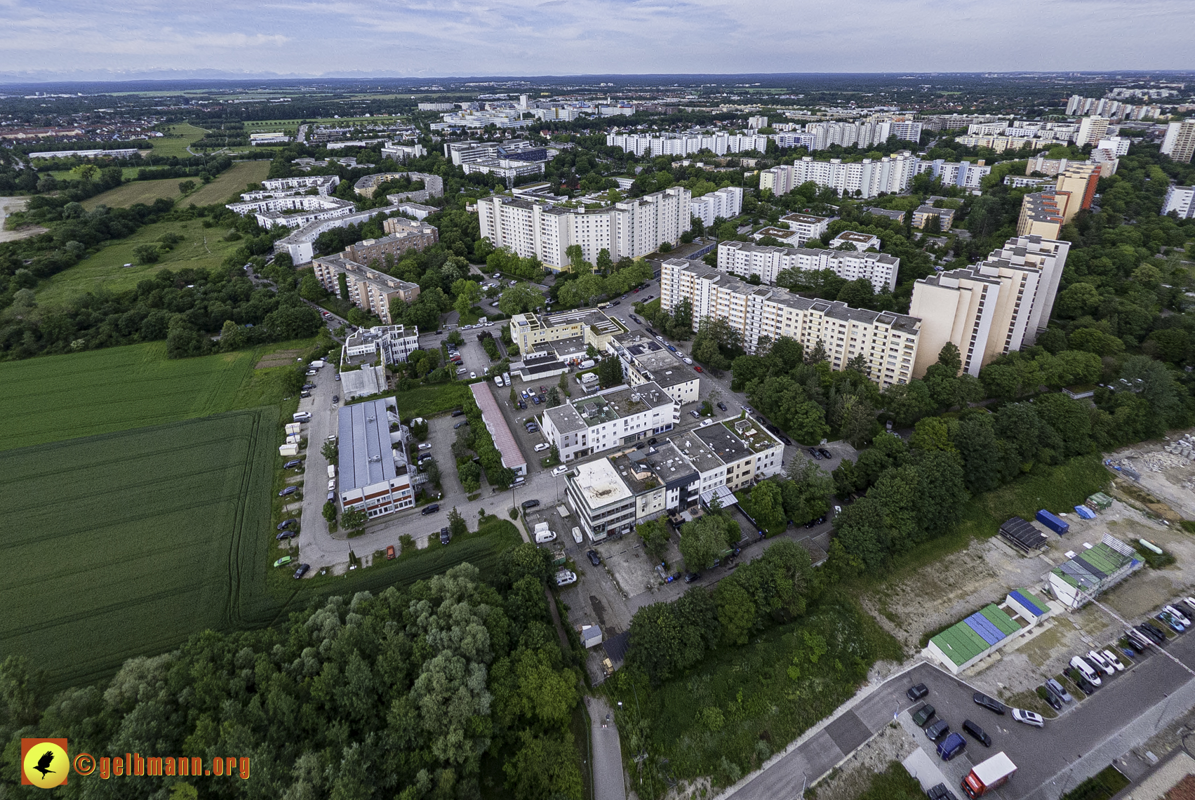 06.06.2024 - Luftbilder der Baustelle Alexisquartier und Pandion Verde in Neuperlach