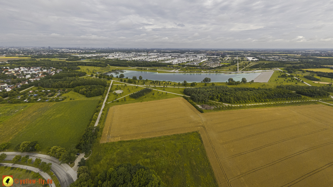 11.07.2024 - DEMOS-Baustelle und BayernHeim-Baustelle in Gronsdorf und Riemer See