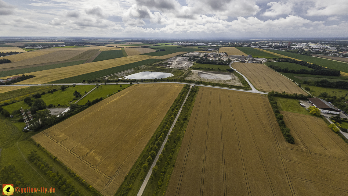 11.07.2024 - DEMOS-Baustelle und BayernHeim-Baustelle in Gronsdorf und Riemer See