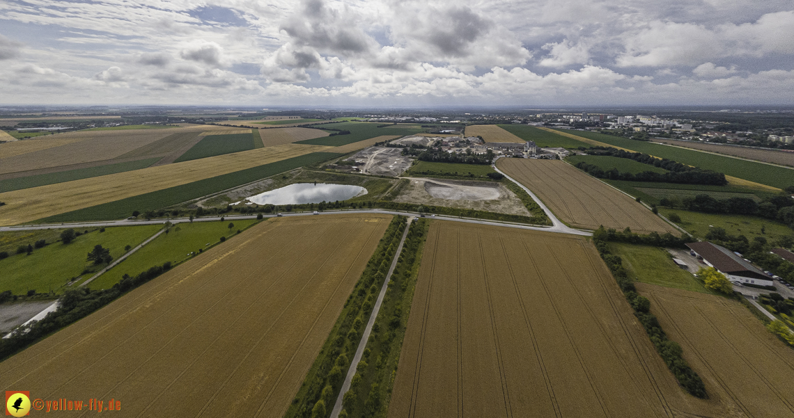 11.07.2024 - DEMOS-Baustelle und BayernHeim-Baustelle in Gronsdorf und Riemer See