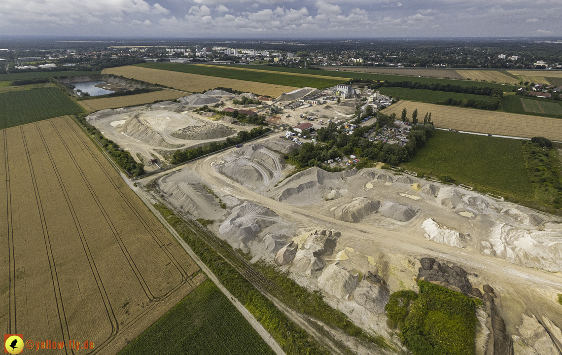 11.07.2024 - DEMOS-Baustelle und BayernHeim-Baustelle in Gronsdorf und Riemer See