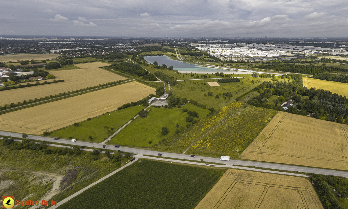 11.07.2024 - DEMOS-Baustelle und BayernHeim-Baustelle in Gronsdorf und Riemer See