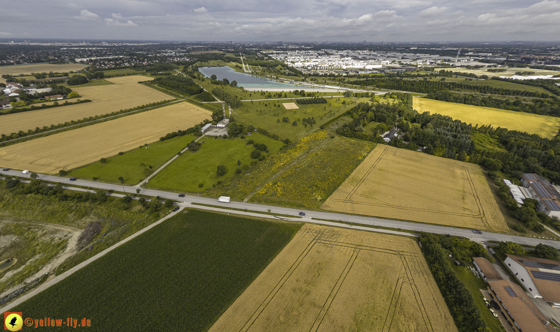 11.07.2024 - DEMOS-Baustelle und BayernHeim-Baustelle in Gronsdorf und Riemer See