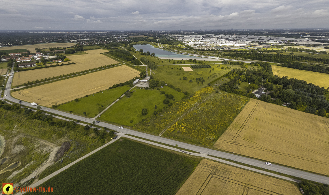 11.07.2024 - DEMOS-Baustelle und BayernHeim-Baustelle in Gronsdorf und Riemer See