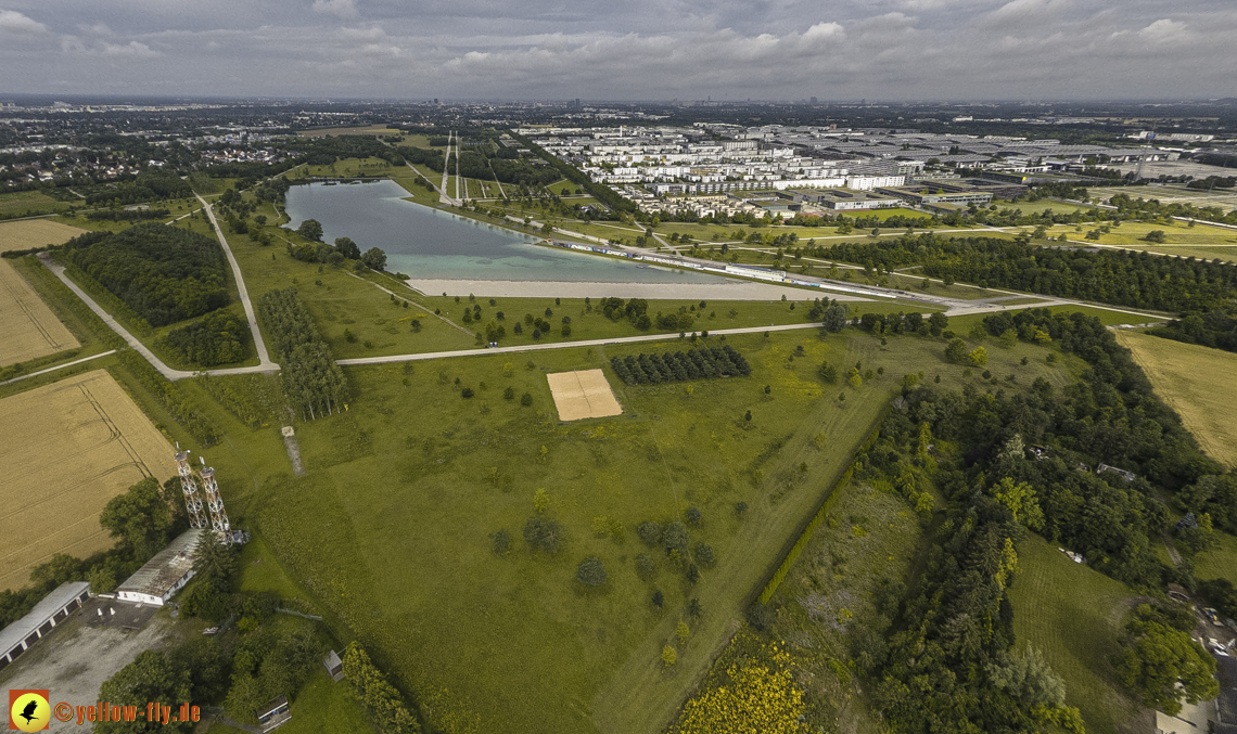 11.07.2024 - DEMOS-Baustelle und BayernHeim-Baustelle in Gronsdorf und Riemer See