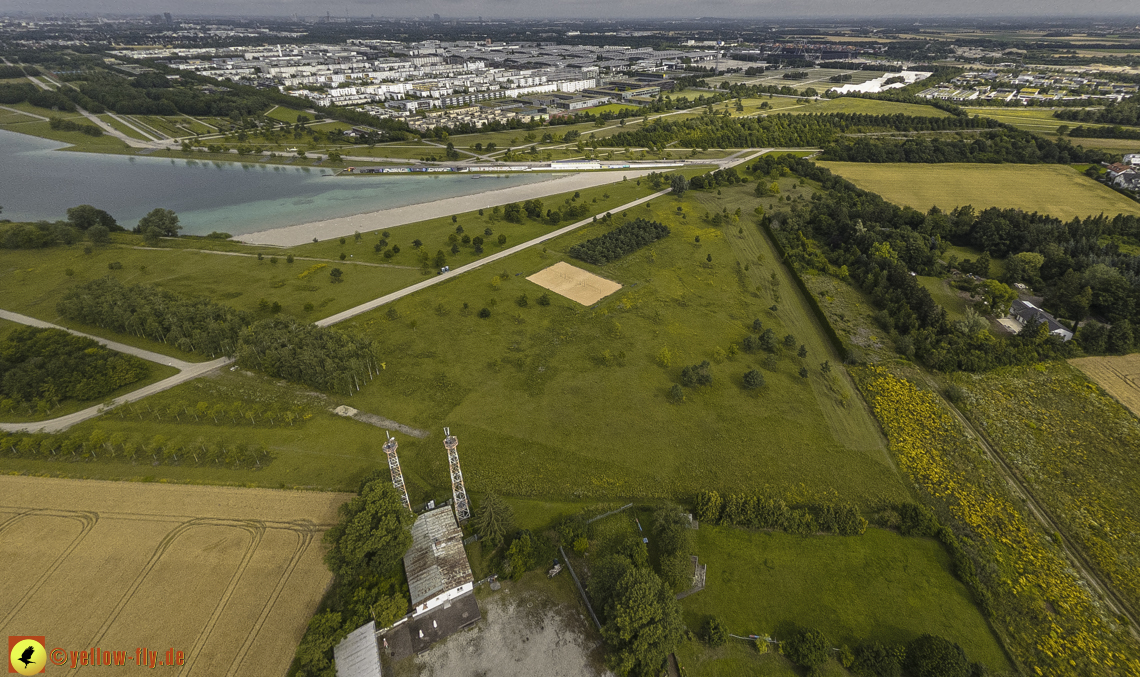 11.07.2024 - DEMOS-Baustelle und BayernHeim-Baustelle in Gronsdorf und Riemer See